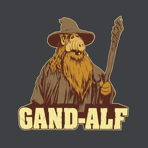 Gandalf - T shirt Alf - Couleur Gris Foncé