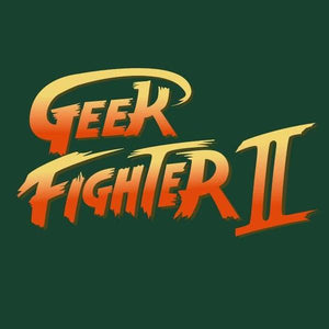 Geek Fighter II - Street Fighter 2 - Couleur Vert Bouteille