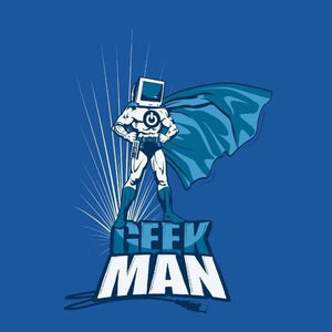 Geek man - Couleur Bleu Royal