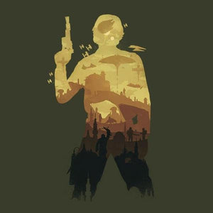 Han Solo Silhouette - Couleur Army