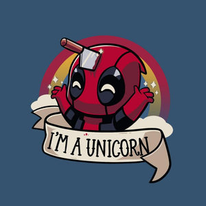 I am unicorn - Deadpool - Couleur Bleu Gris