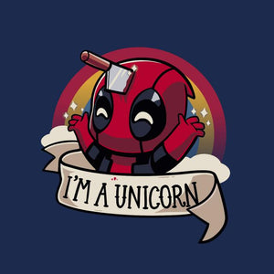 I am unicorn - Deadpool - Couleur Bleu Nuit