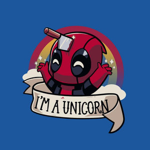 I am unicorn - Deadpool - Couleur Bleu Royal
