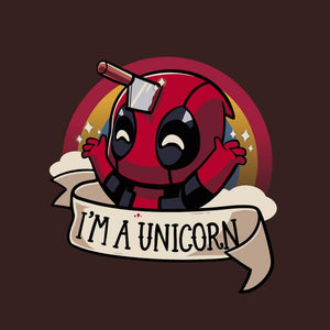 I am unicorn - Deadpool - Couleur Chocolat