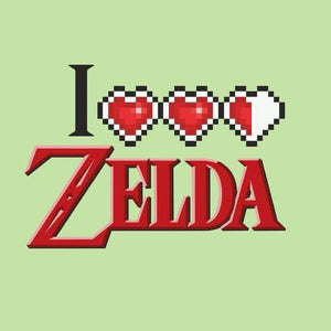 I love Zelda - Couleur Tilleul