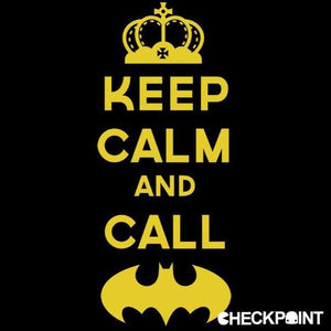 Keep Calm and Call Batman - Couleur Noir