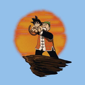 King Goku - T shirt DBZ - Couleur Ciel