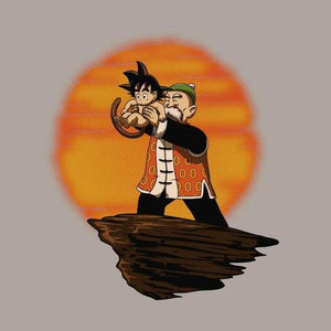 King Goku - T shirt DBZ - Couleur Gris Clair