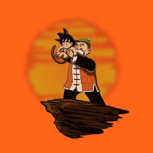 King Goku - T shirt DBZ - Couleur Orange