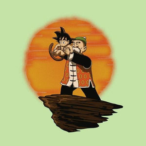 King Goku - T shirt DBZ - Couleur Tilleul