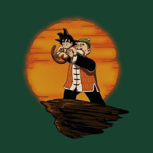 King Goku - T shirt DBZ - Couleur Vert Bouteille