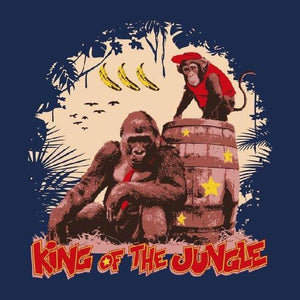 King of the jungle - Donkey Kong - Couleur Bleu Nuit