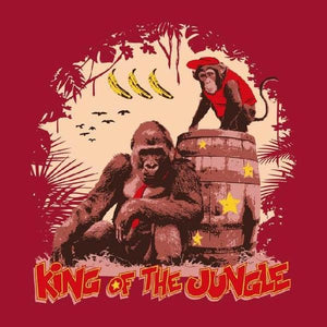 King of the jungle - Donkey Kong - Couleur Rouge Tango