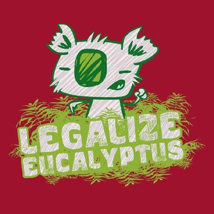 Legalize eucalyptus - Couleur Rouge Tango