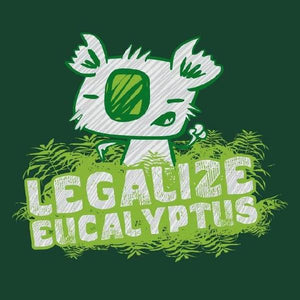 Legalize eucalyptus - Couleur Vert Bouteille