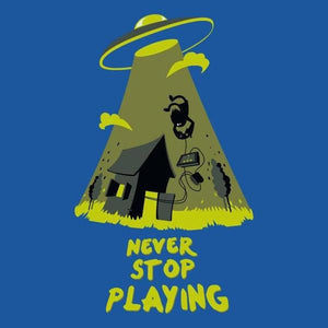 Never stop playing - Couleur Bleu Royal