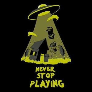 Never stop playing - Couleur Noir