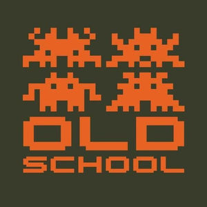 Old School - Pixel Art - Couleur Army