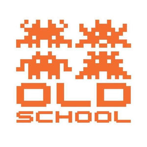 Old School - Pixel Art - Couleur Blanc