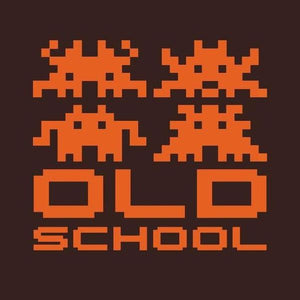 Old School - Pixel Art - Couleur Chocolat