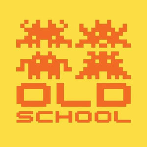 Old School - Pixel Art - Couleur Jaune