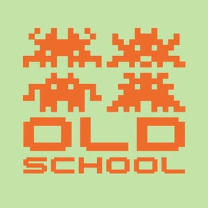 Old School - Pixel Art - Couleur Tilleul