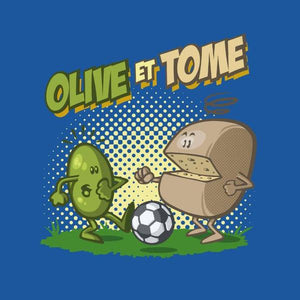Olive et Tome – T shirt Club Dorothée - Couleur Bleu Royal