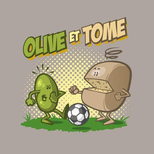 Olive et Tome – T shirt Club Dorothée - Couleur Gris Clair