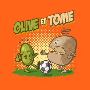 Olive et Tome – T shirt Club Dorothée - Couleur Orange