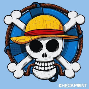 One Piece Skull - Couleur Ciel