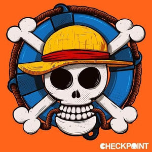 One Piece Skull - Couleur Orange