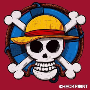 One Piece Skull - Couleur Rouge Tango