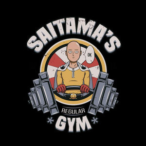 Saitama’s gym – Tshirt One Punch Man - Couleur Noir
