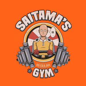 Saitama’s gym – Tshirt One Punch Man - Couleur Orange