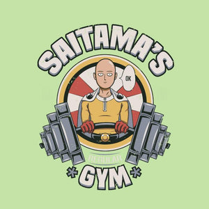 Saitama’s gym – Tshirt One Punch Man - Couleur Tilleul