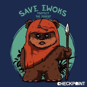 Save Ewoks - Couleur Bleu Nuit