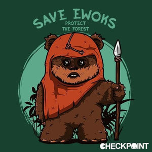 Save Ewoks - Couleur Vert Bouteille
