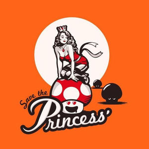 Save the Princess - Peach - Couleur Orange