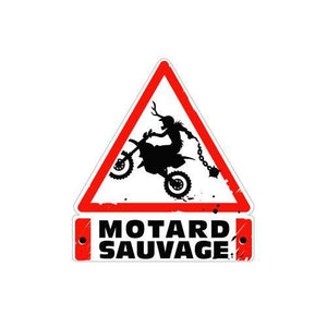 Sticker : Motard Sauvage