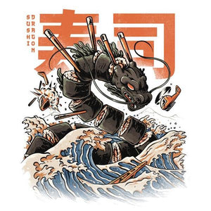 Sushi dragon – Monstre de riz - Couleur Blanc