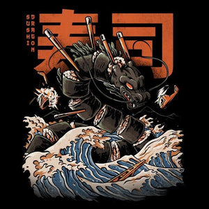 Sushi dragon – Monstre de riz - Couleur Noir