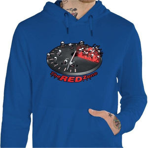 Sweat Moto - The Red Zone - Couleur Bleu Royal - Taille S