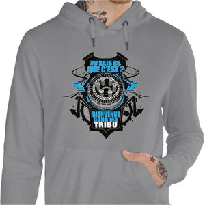 Sweat Moto - Tribu - Couleur Gris Chine - Taille S