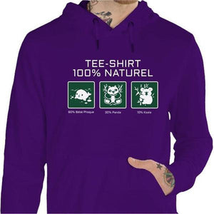 Sweat geek - 100% naturel - Couleur Violet - Taille S