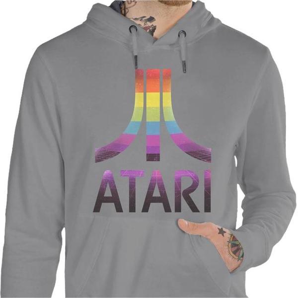 Sweat shirt ATARI C l bre logo du jeu vid o