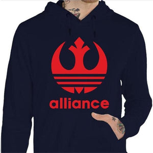 Sweat geek - Alliance VS Adidas - Couleur Marine - Taille S