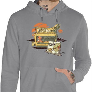 Sweat geek - Amiral Snackbar - Couleur Gris Chine - Taille S