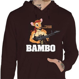 Sweat geek - Bambo Bambi - Couleur Chocolat - Taille S
