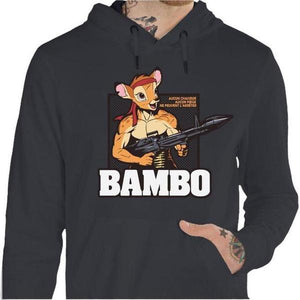 Sweat geek - Bambo Bambi - Couleur Gris Foncé - Taille S