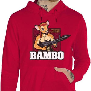 Sweat geek - Bambo Bambi - Couleur Rouge Vif - Taille S